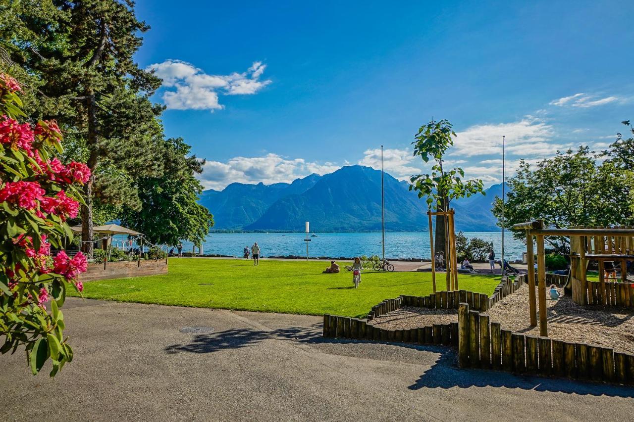 L'Eden Studio With A Balcony - Lake View Montreux Exterior foto